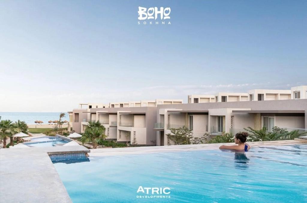 Zafarana Ski Chalet | Boho-Chic Beachfront Villa Ain Sokhna, Garden