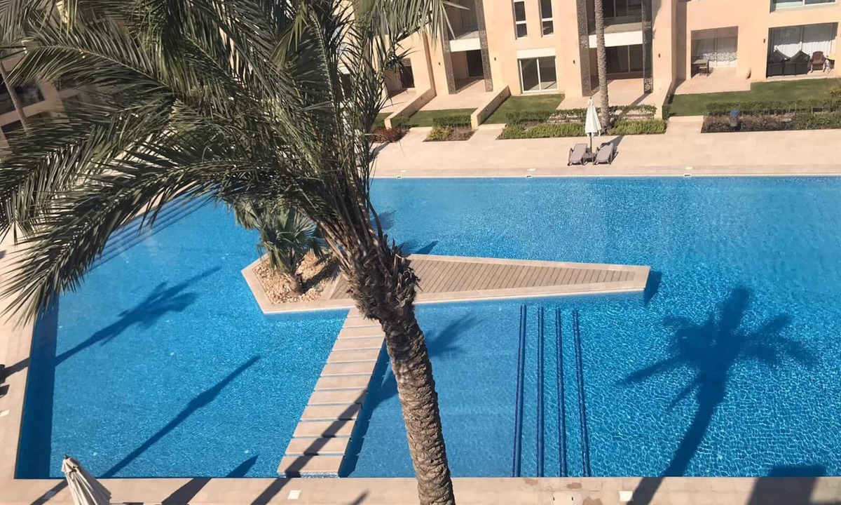 El Gouna Apartment | Deluxe apartment with a private beach and a 160-meter-long pool!