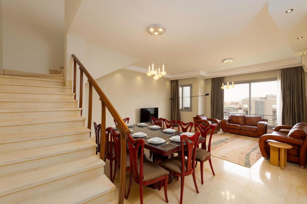 New Cairo Apartment | Duplex,village Katamya gardens 3BR by Kennah
