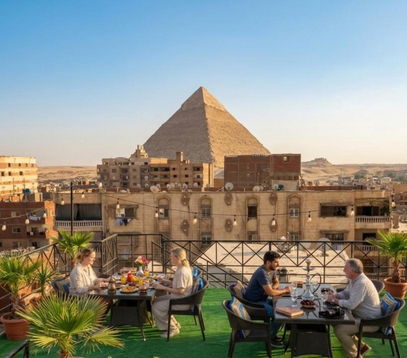 Al Haram Hotel | Families Pyramids view - Rooftop