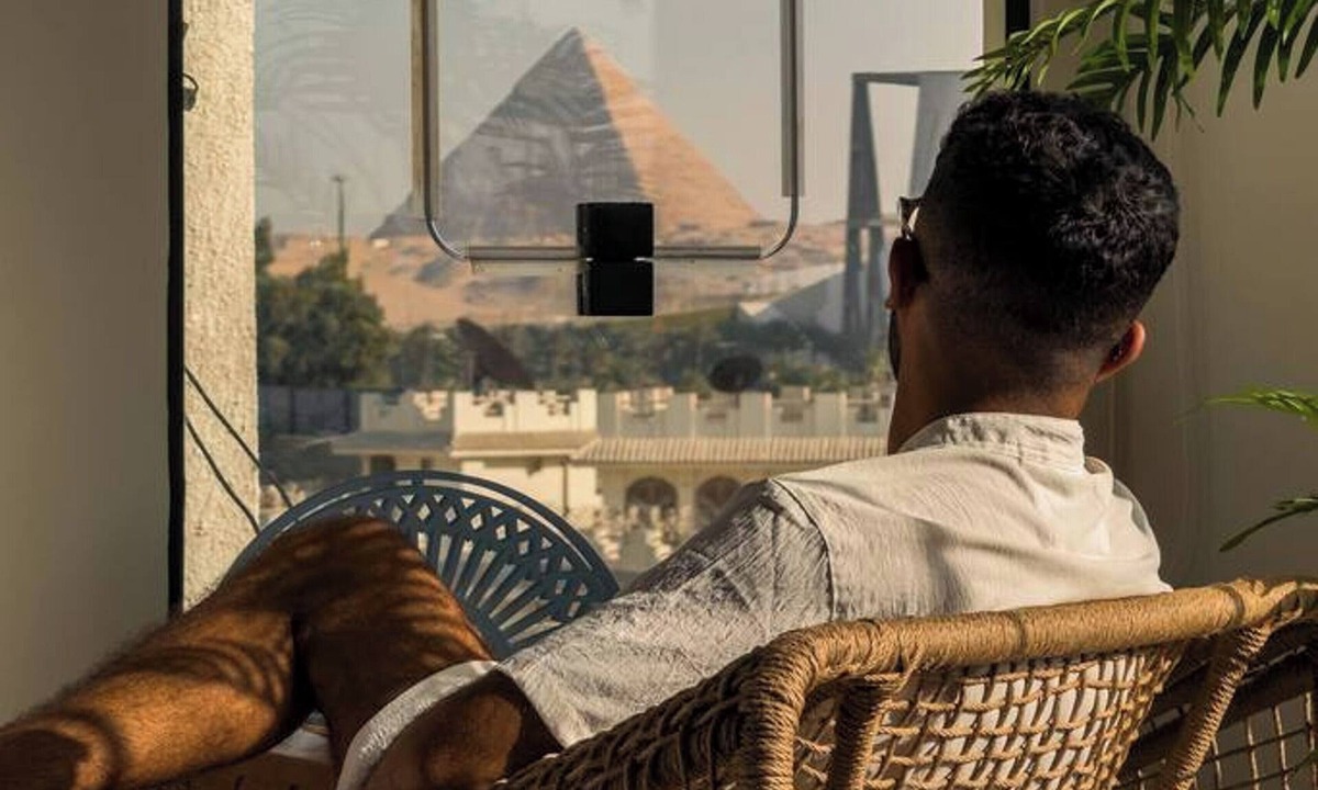 Al Haram Apartment | "Fancy Pyramids' view: Giza's Gem" 4 bedrooms, AC