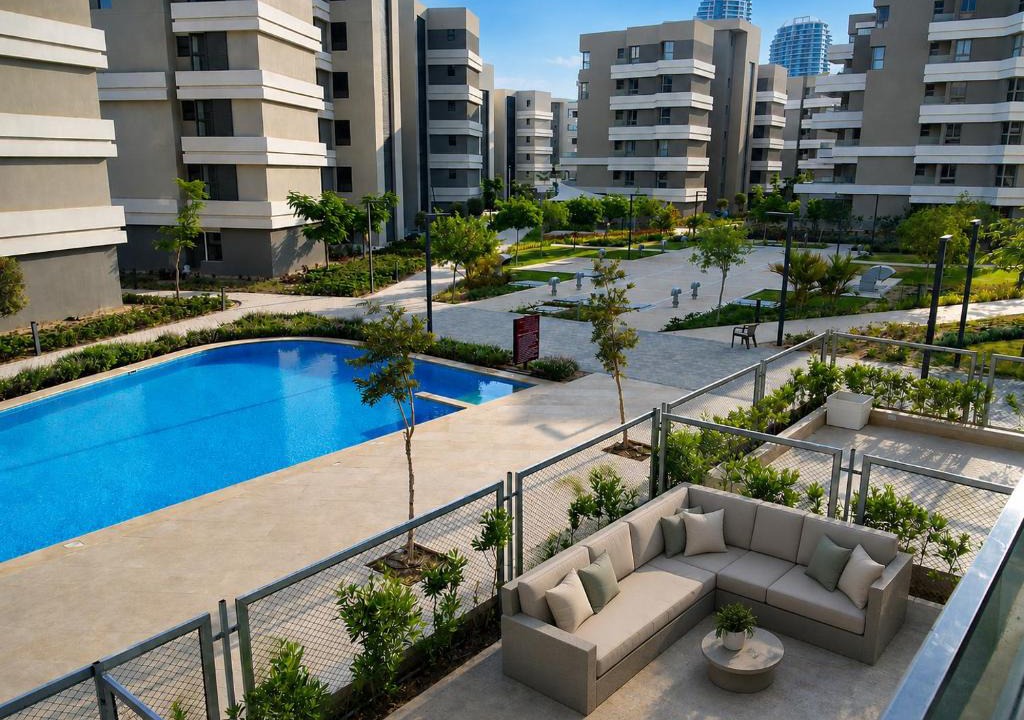 Marina El Alamein Apartment | Hotel-Style Apartment - Palm Hills New Alamein, Pool View, Lagoon Access