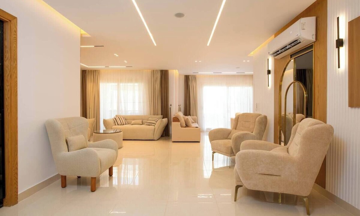 Cairo Apartment | Kennah 3BR with Balcony | Stone Residence, New Cairo - Families Only