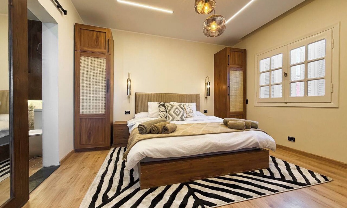 New Cairo Apartment | Private Jacuzzi Escape Romantic & Luxurious