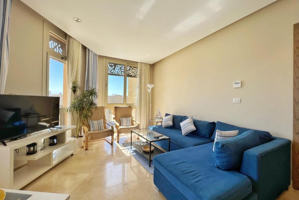 El Gouna Apartment | Proper & Plush 1 BDR Mangroovy Free Pool & Beach Access