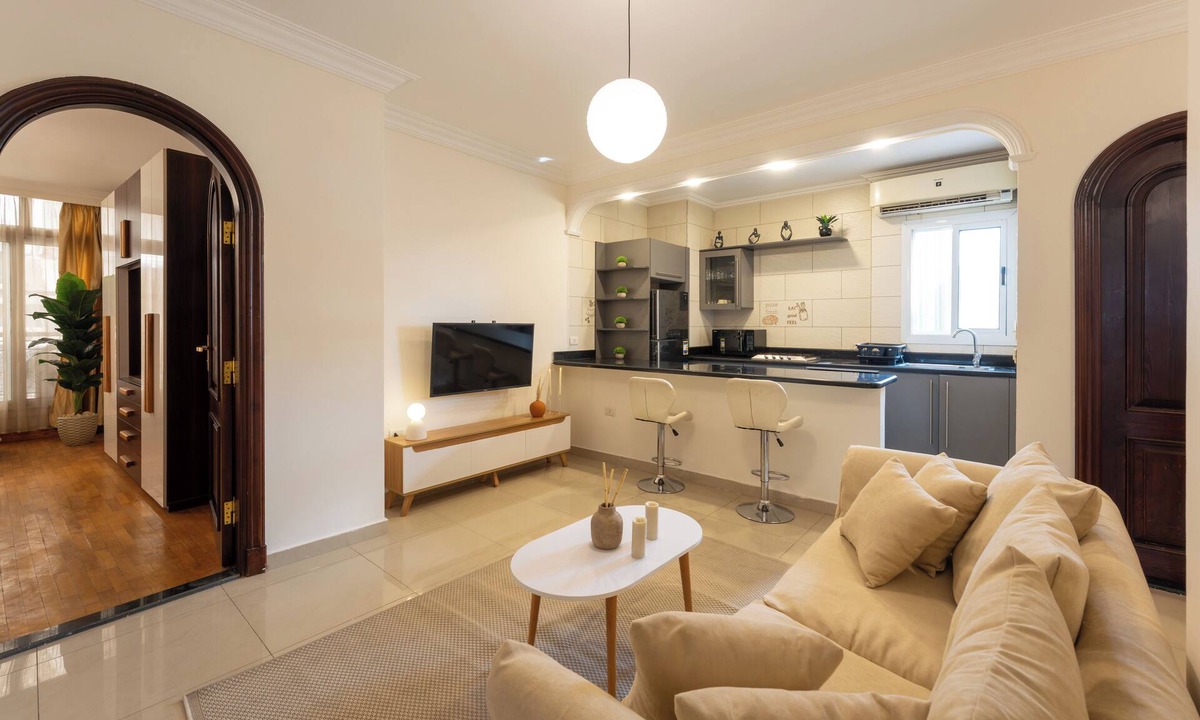 Gezira Condo | Quiet Japandi 1-Bedroom Apt - Prime Zamalek