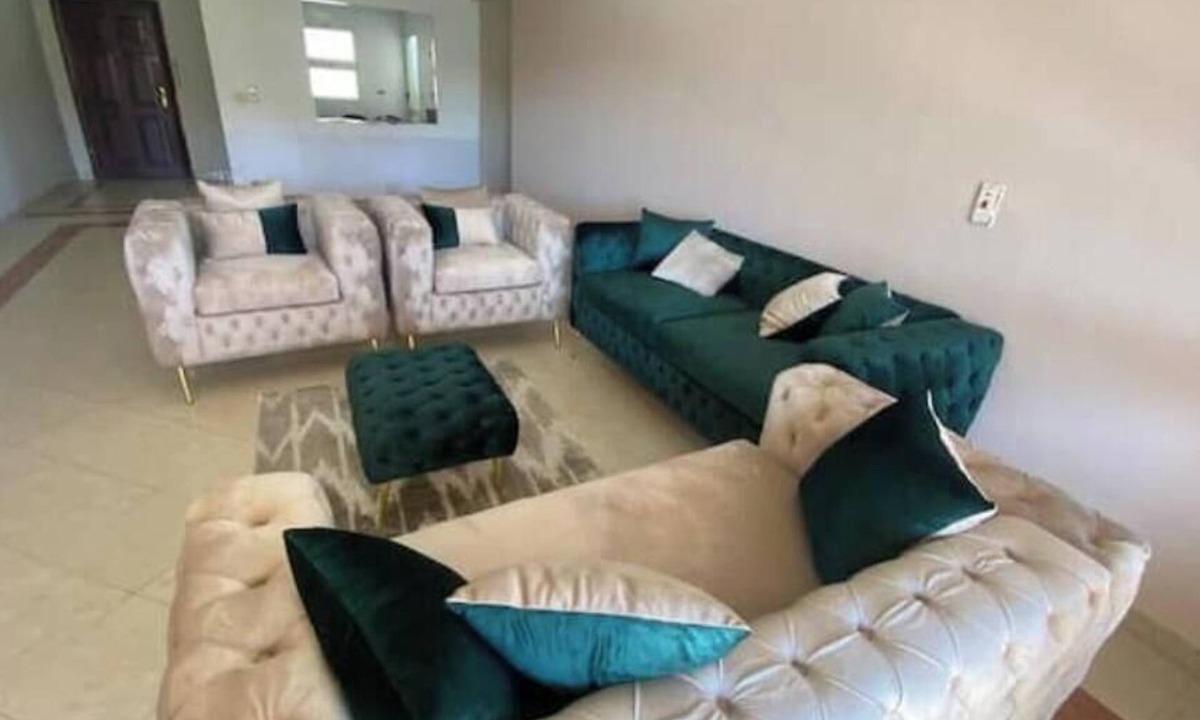 6th of October City Apartment | Stylish & Sunny 2BR Retreat – Spacious Living with Large Pool Access