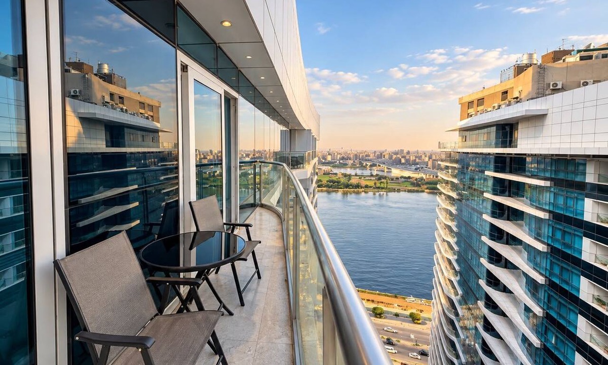 Cairo Apartment | VESTA - Executive Suite - 2BR - Nile View