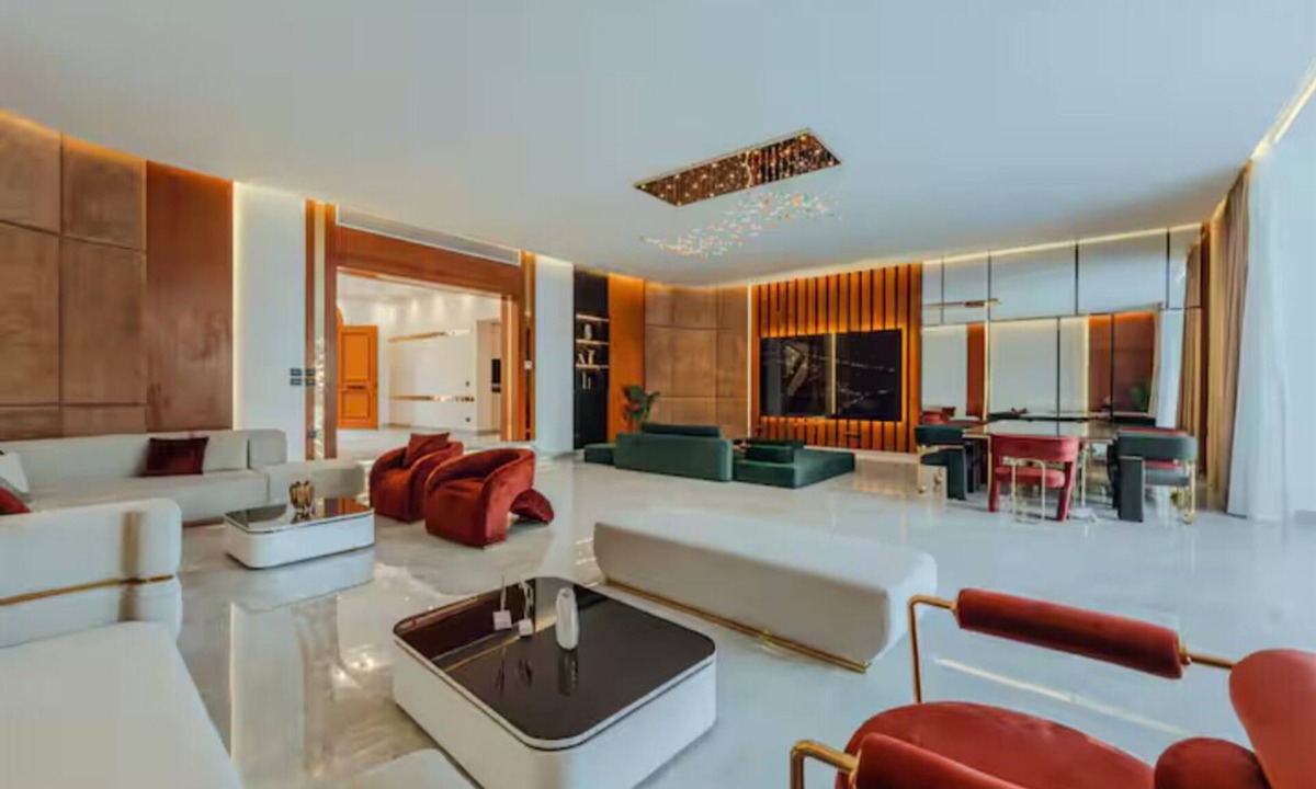 New Cairo House | Villa Onyx I 4BR, Indoor Pool, Sauna, Golf view