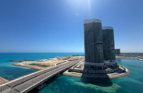 Marina El Alamein Apartment | أبراج العالمين الجديدة - Alamein Towers 2-Bedroom Chalet Panoramic Sea View