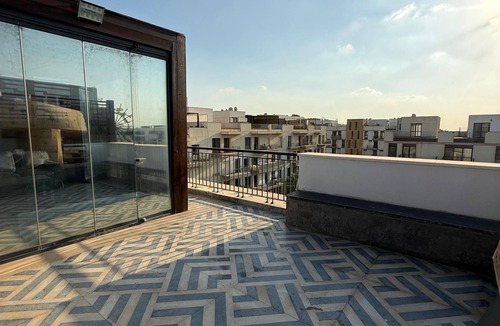 Sheikh Zayed City Apartment | ALSAWAH | Stylish 1BR Rooftop @SODIC-Westown
