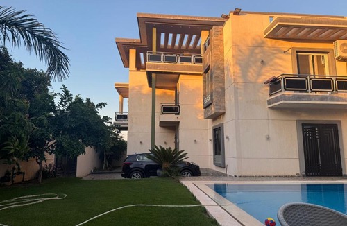 Mobarak City Villa | BERGHOFF RESIDENCE - LUXURY AIR- CONDITION VILLA WITH PRIVATE POOL - king Marriott Alex