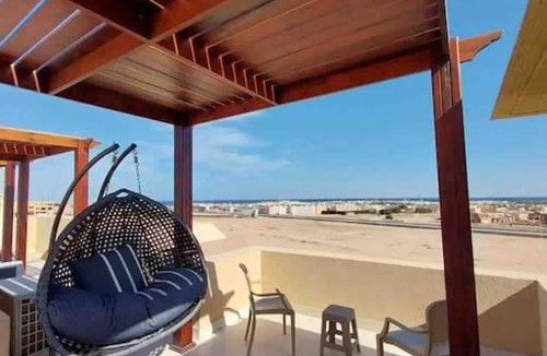 Sharm El Sheikh Apartment | Chic Seaview Studio + Private Roof - Nabq Bay