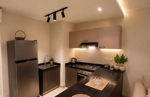 Arba'een Apartment | Chic Stays - Boho 2BR Lagoon View - Azha Pavo