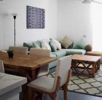 Ad-Dab'ah Ski Chalet | Cozy Lagoon View Chalet 3BR Fouka Bay