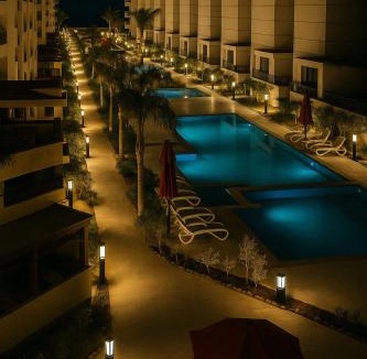 Port Said Governorate Ski Chalet | Elegant Beachfront Flat
