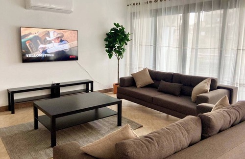 Nasr City Apartment | Enjoyable 3-bedroom apartment with AC in vibrant Cairo