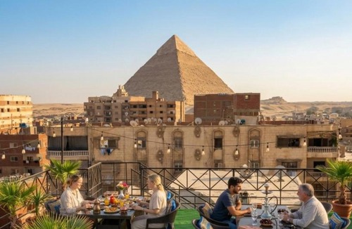 Al Haram Hotel | Families Pyramids view - Rooftop
