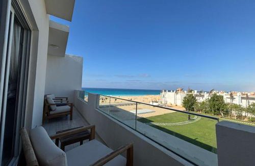 Zawiyat 'Abd al Mun'im Apartment | Fouka North Coast 3 BR with Sea & Pool View SA-11B-201