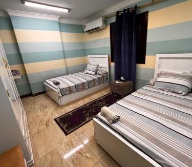 Aswan Apartment | Large Nile View apartment 2 Rooms Air-con Downtown