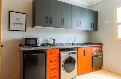 New Cairo Apartment | Lotus Escape | Bright 1BR Apt w/Balcony | Travelholic Stays