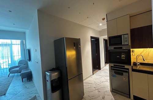 Marina El Alamein Apartment | Naya Suites; Luxury 2BR Panoramic Sea & Lagoon View, Beach Towers