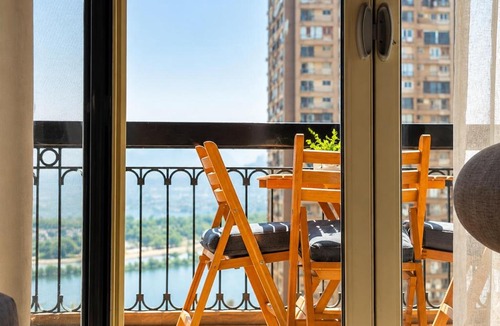 Maadi Apartment | Nile Front 3BR Maadi Balcony & Stunning Views Jacuzzi in Select Units