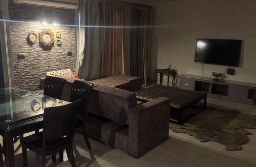 Nasr City Apartment | Spacious 3-bedroom apartment in charming Cairo with AC