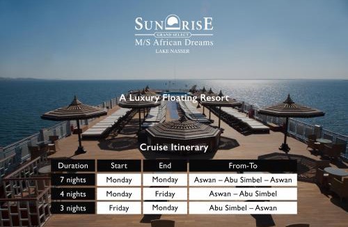 Aswan Hotel | SUNRISE African Dreams Cruise -Grand Select-
