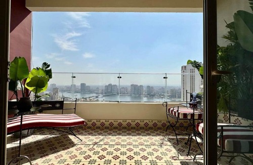 Garden City Apartment | The Crimson Nile Loft/Zamalek View