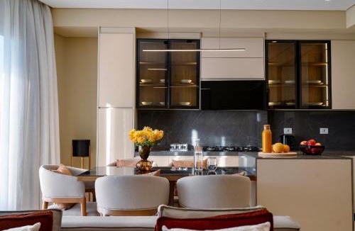 New Cairo Apartment | VELORA-Serviced Apartment 1 Bedroom over landscape in Sodic New Cairo