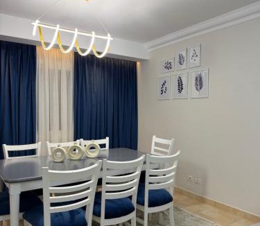 Madinaty Apartment | White Luxe 3BR - 5- stars Hotel Feel - Madinaty