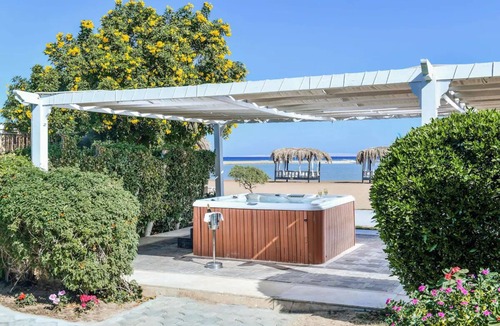 Village Road Resort | Your Private Pool View Junior Suite with Living Space Near Diving Spots