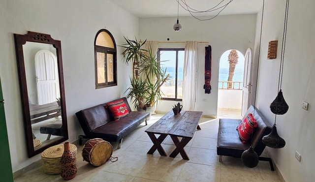 1st line on beach loft NO1,LTBL , 90m2, sleeps 6, newly renovated, all amenities