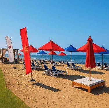 Beachfront Chalet in Porto Said with Pool Gar in Al-Manasrah