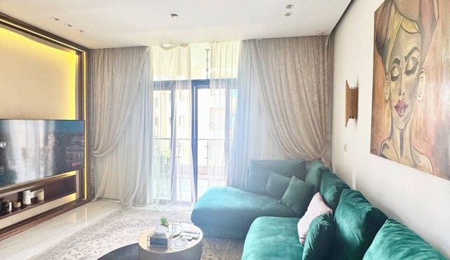 Beautiful Modern 2-bedroom apartment with AC in tranquil New Cairo in New Cairo