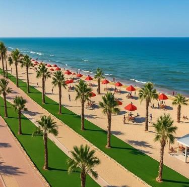Luxurious Chalet with Stunning Views in Port Said, Egypt in Al-Manasrah