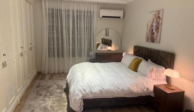 Luxury 3-Bedroom Apartment with Garden View & Private Balcony in Cairo