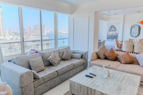 Luxury Duplex with Breathtaking Nile View in Cairo
