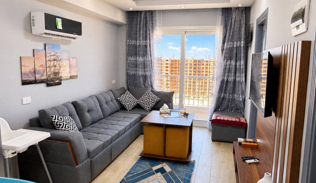 Modern 2-Bedroom Apartment in Porto Golf Resort, New Alamein