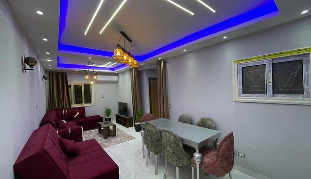 Modern furniture apartment. Stylish experience at this centrally-located place