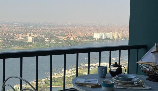 nile & pyramid view Fancy Othman Khan
