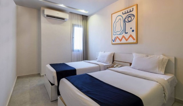 One-bedroom apartment | 15 mins from airport | 1free breakfast | premium service |responsive host