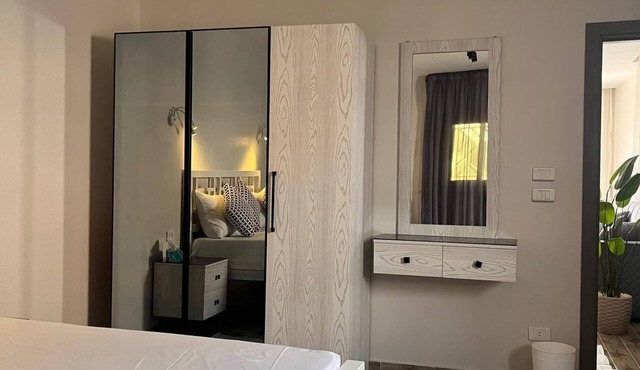 Perfect 1-bedroom apartment with AC in superb Giza Governorate