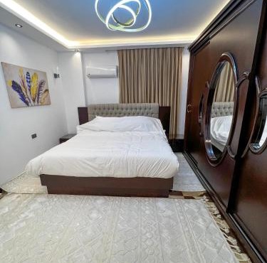 Private room king-bed within hotel apartment in Nasr City ,Cairo