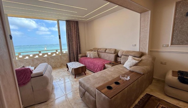Seaview 3-bedrooms chalet in maamoura beach resort , Alexandria