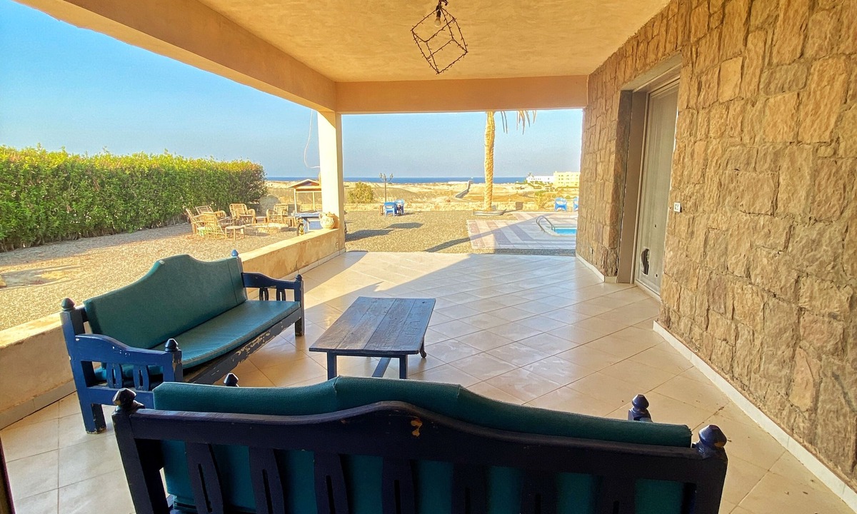 Marsa Alam House | A cozy sea view pool Villa offering a Double room with a private bathroom and AC