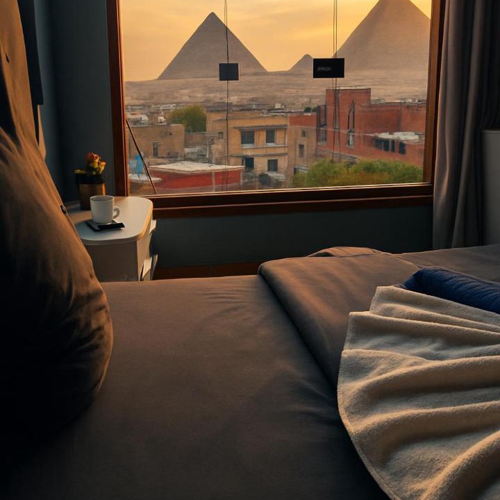 Al Haram Hotel | House of Pharaohs pyramids view
