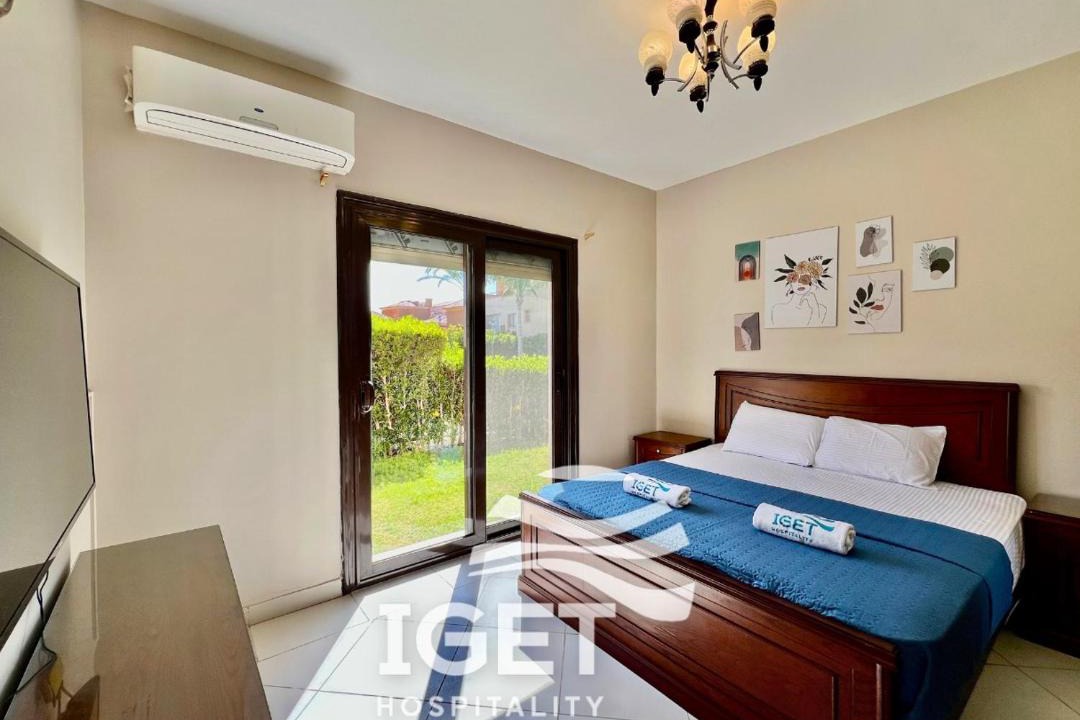 Sidi Abd El-Rahman Apartment | Verdi Ground Chalet - 3 Bedrooms - 1 Master Bedroom - 2 Bathrooms - Direct on Lagoon