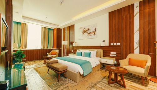 Premium room sea and pool view